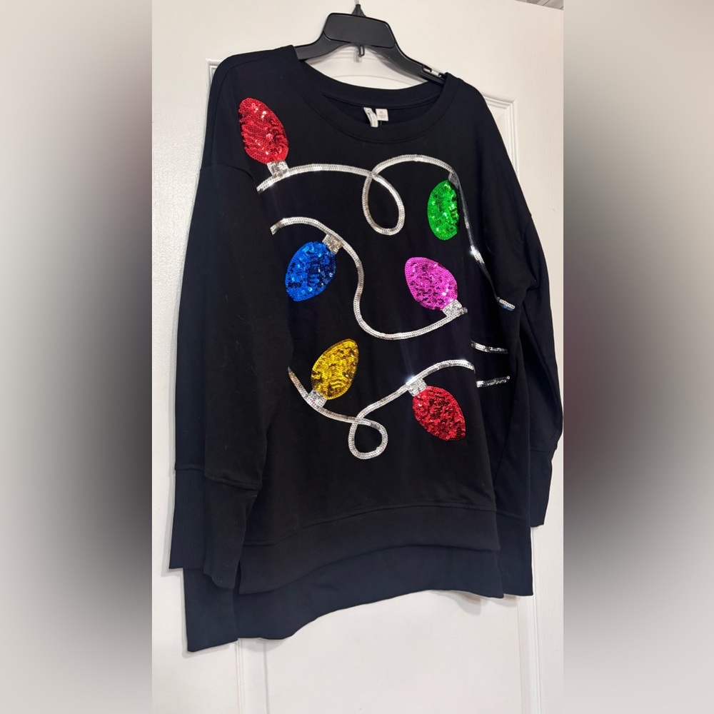 Cato Black Knit Sweater
P to P 27, L 30, Sleeves 20